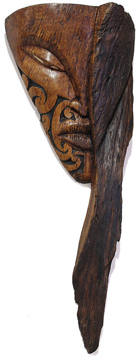 Joe Kemp nz maori wood sculptures, te mana